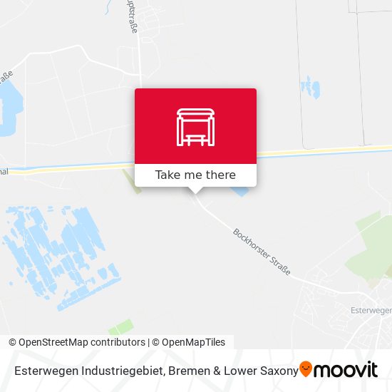 Esterwegen Industriegebiet map