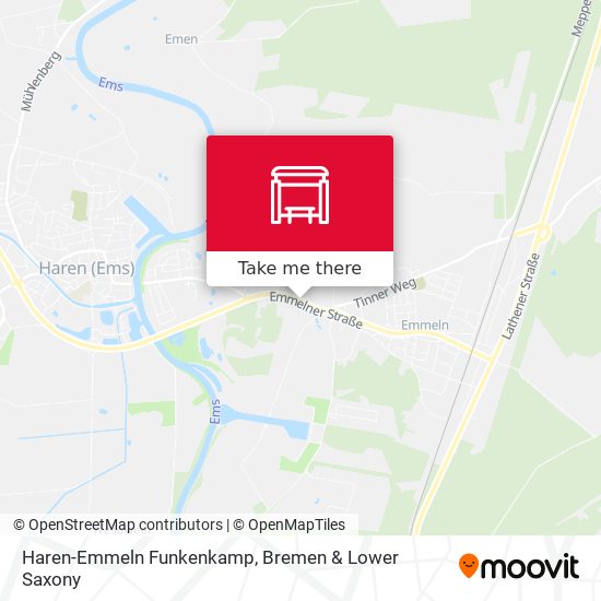 Haren-Emmeln Funkenkamp map