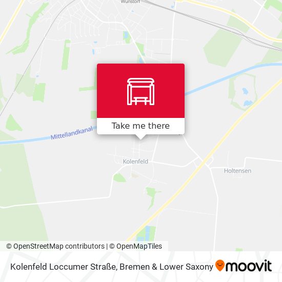 Kolenfeld Loccumer Straße map