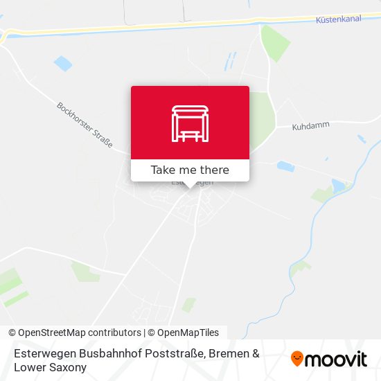 Esterwegen Busbahnhof Poststraße map