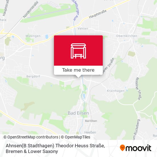 Ahnsen(B Stadthagen) Theodor Heuss Straße map