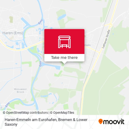 Haren-Emmeln am Eurohafen map
