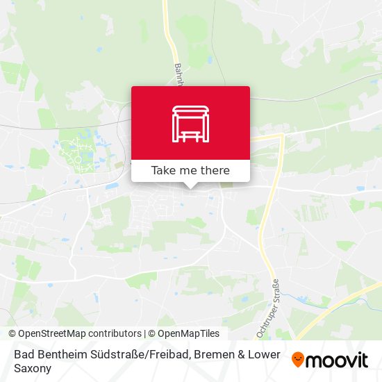 Bad Bentheim Südstraße/Freibad map