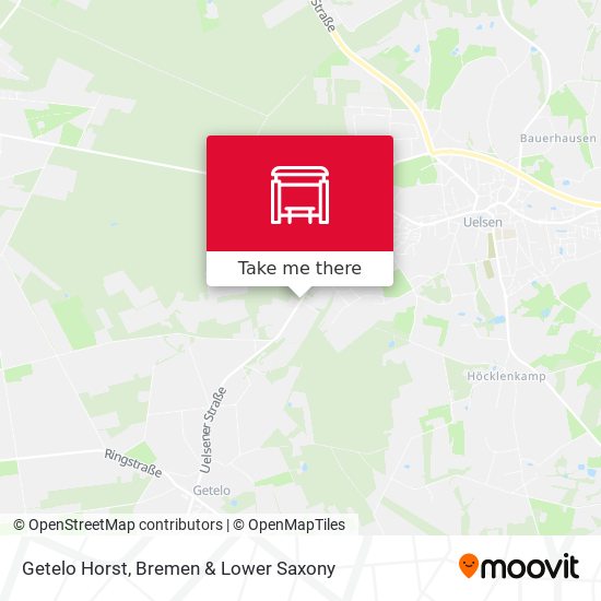 Getelo Horst map