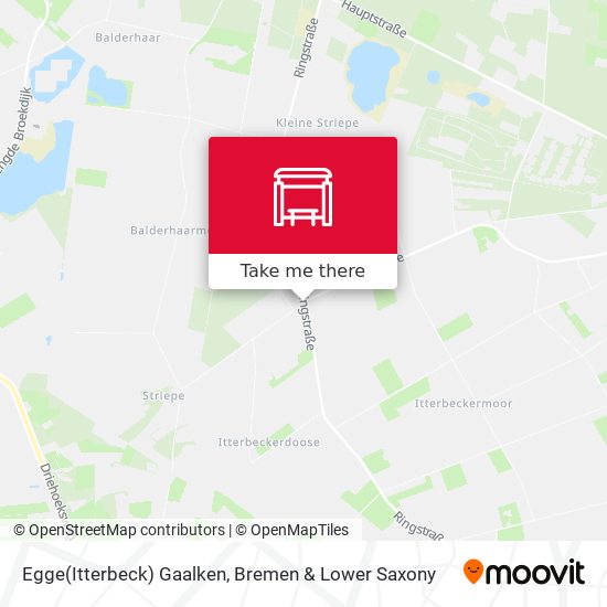 Egge(Itterbeck) Gaalken map