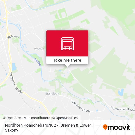 Nordhorn Poaschebarg/K 27 map