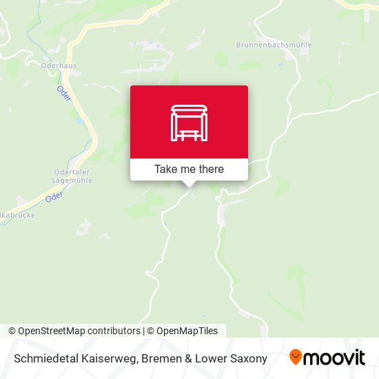 Schmiedetal Kaiserweg map