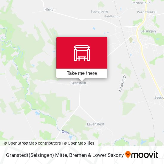 Granstedt(Selsingen) Mitte map