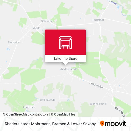 Rhadereistedt Mohrmann map