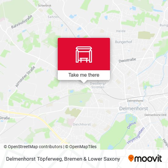 Delmenhorst Töpferweg map