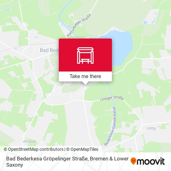 Bad Bederkesa Gröpelinger Straße map