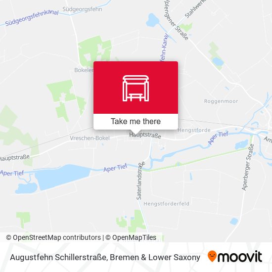 Augustfehn Schillerstraße map