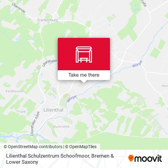 Lilienthal Schulzentrum Schoofmoor map