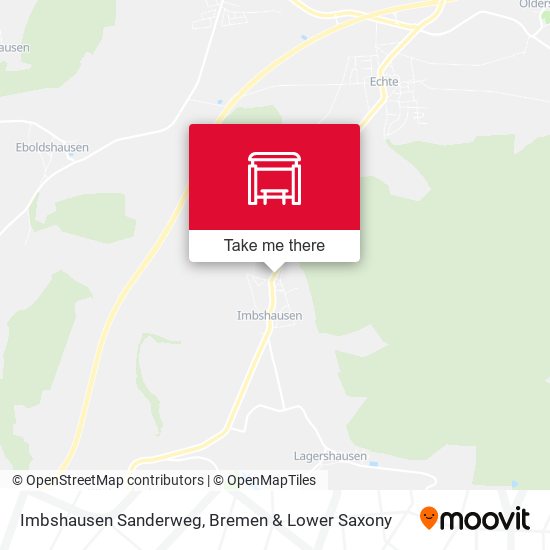 Imbshausen Sanderweg map