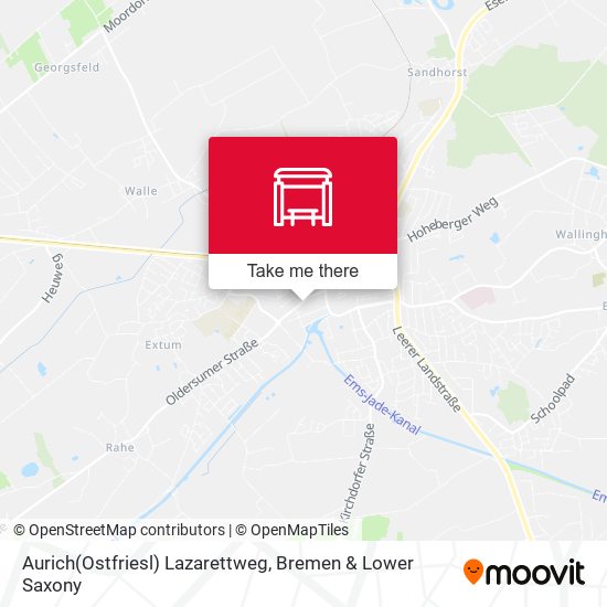 Aurich(Ostfriesl) Lazarettweg map