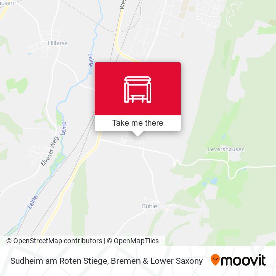 Sudheim am Roten Stiege map