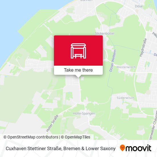 Cuxhaven Stettiner Straße map