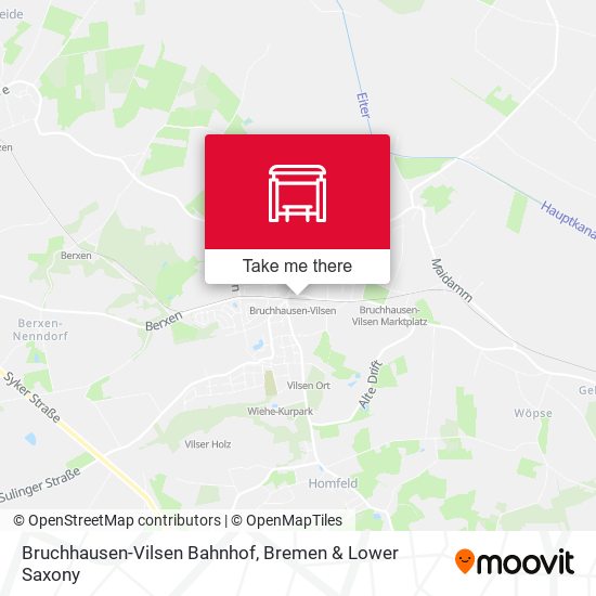 Bruchhausen-Vilsen Bahnhof map