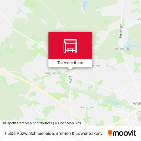Fulde Abzw. Schneeheide map