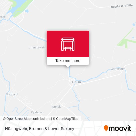 Hösingwehr map