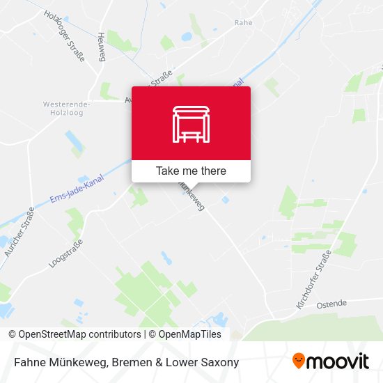 Fahne Münkeweg map