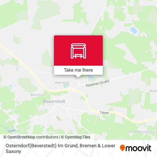 Osterndorf(Beverstedt) Im Grund map