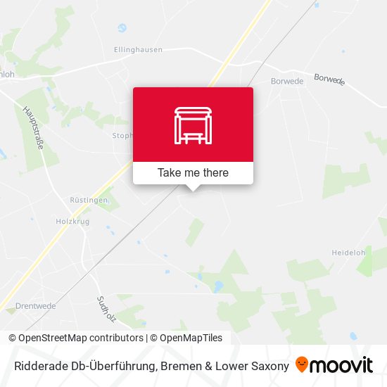 Ridderade Db-Überführung map
