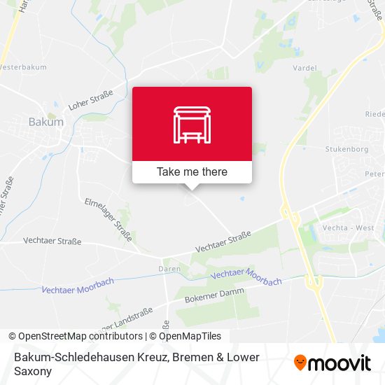 Bakum-Schledehausen Kreuz map