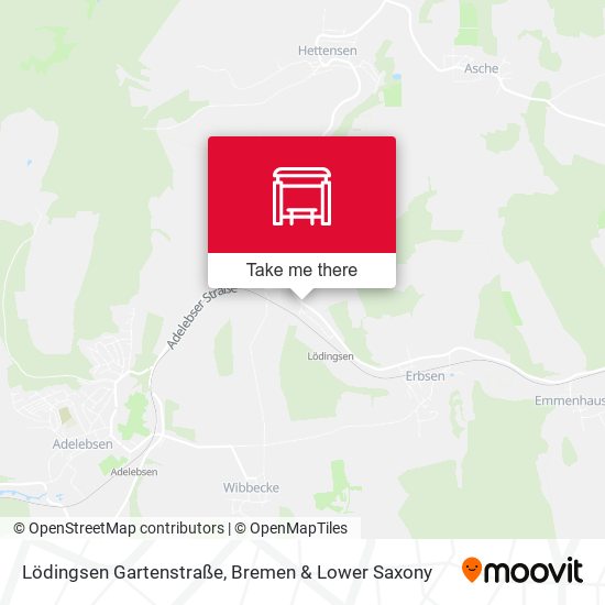 Lödingsen Gartenstraße map