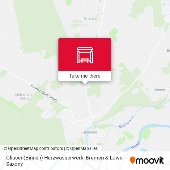 Glissen(Binnen) Harzwasserwerk map
