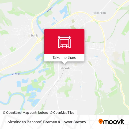 Holzminden Bahnhof map