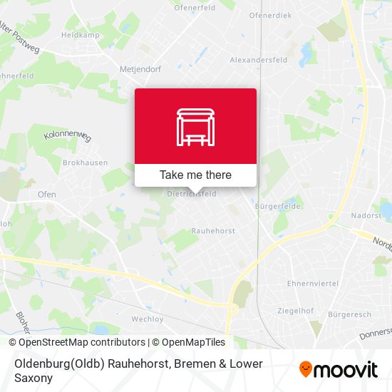 Oldenburg(Oldb) Rauhehorst map