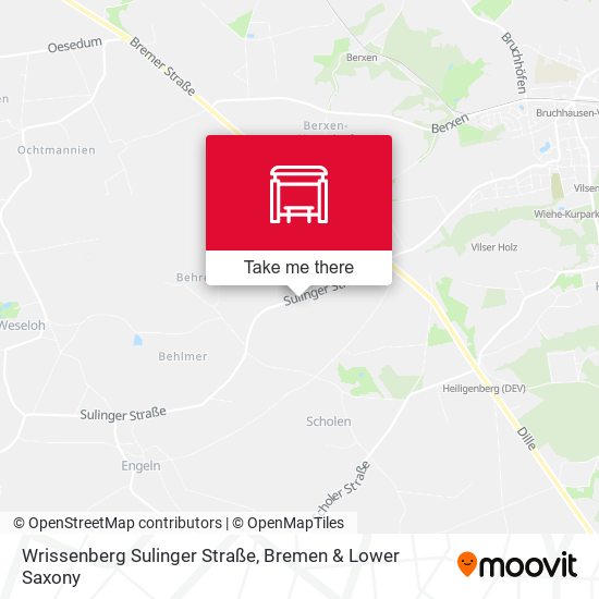 Wrissenberg Sulinger Straße map