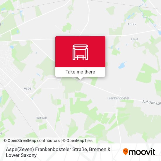 Aspe(Zeven) Frankenbosteler Straße map