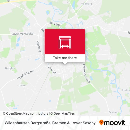 Wildeshausen Bergstraße map