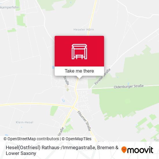 Hesel(Ostfriesl) Rathaus- / Immegastraße map