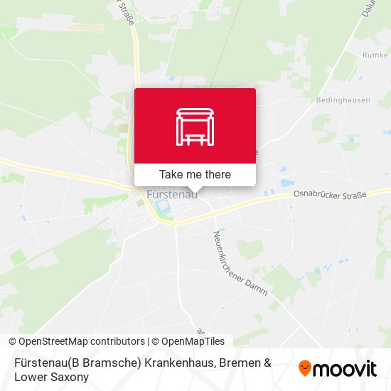 Fürstenau(B Bramsche) Krankenhaus map