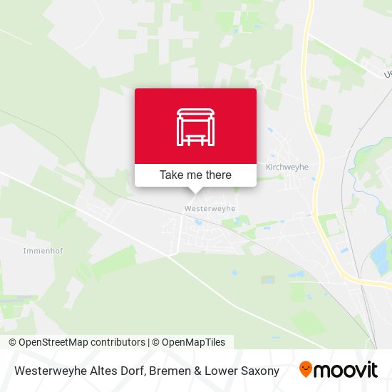 Westerweyhe Altes Dorf map