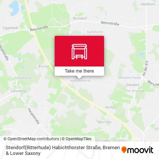 Stendorf(Ritterhude) Habichthorster Straße map
