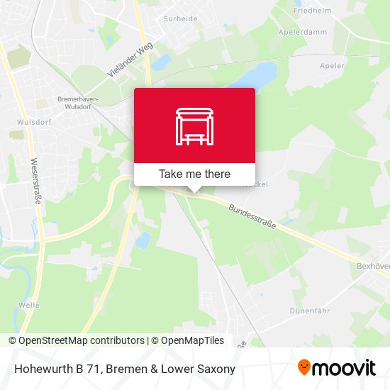 Hohewurth B 71 map