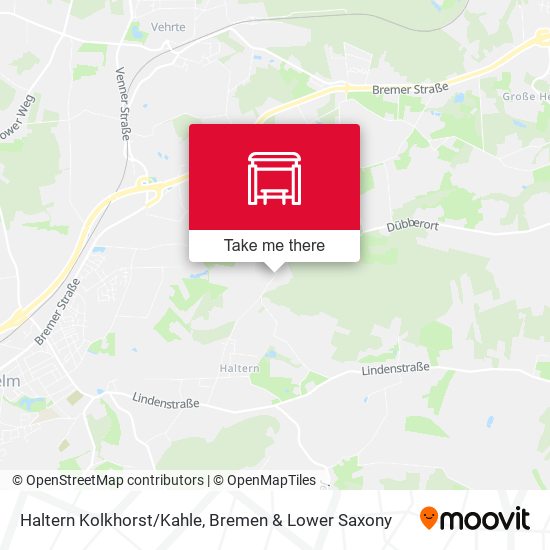 Haltern Kolkhorst/Kahle map