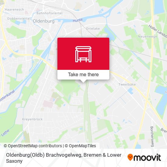 Oldenburg(Oldb) Brachvogelweg map