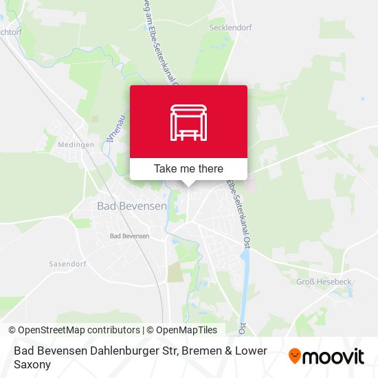 Bad Bevensen Dahlenburger Str map