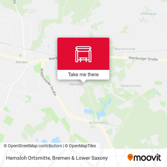 Hemsloh Ortsmitte map