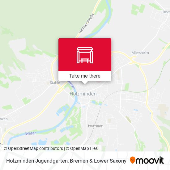 Holzminden Jugendgarten map