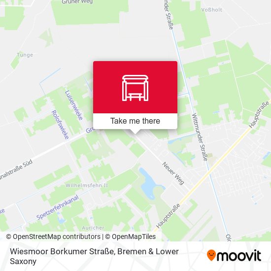 Wiesmoor Borkumer Straße map