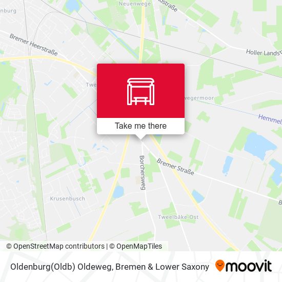 Oldenburg(Oldb) Oldeweg map