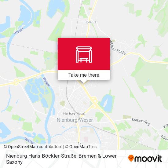 Nienburg Hans-Böckler-Straße map