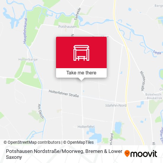Potshausen Nordstraße/Moorweg map