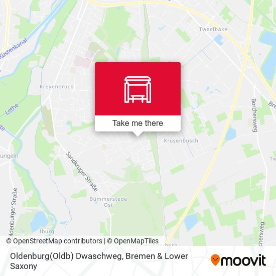 Oldenburg(Oldb) Dwaschweg map